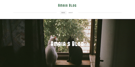 Amaia's Blog